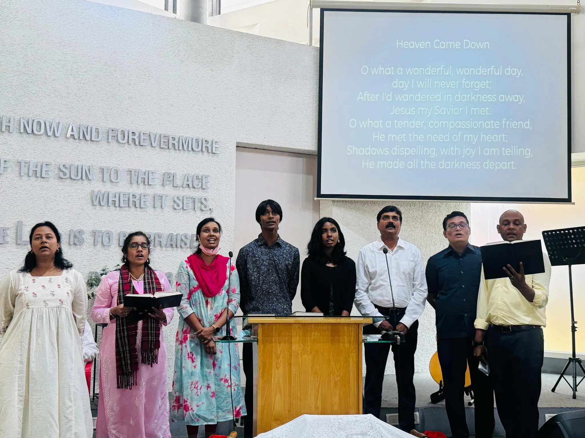 Worship at our church